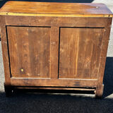 Antique drop-leaf secretary in walnut – Louis-Philippe period (19th century)