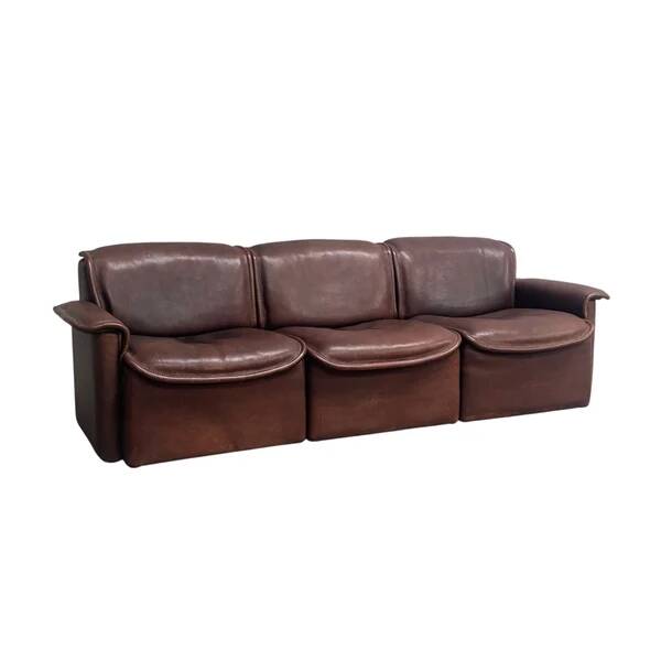 De Sede DS12 3 seat sofa, Switzerland 1970s