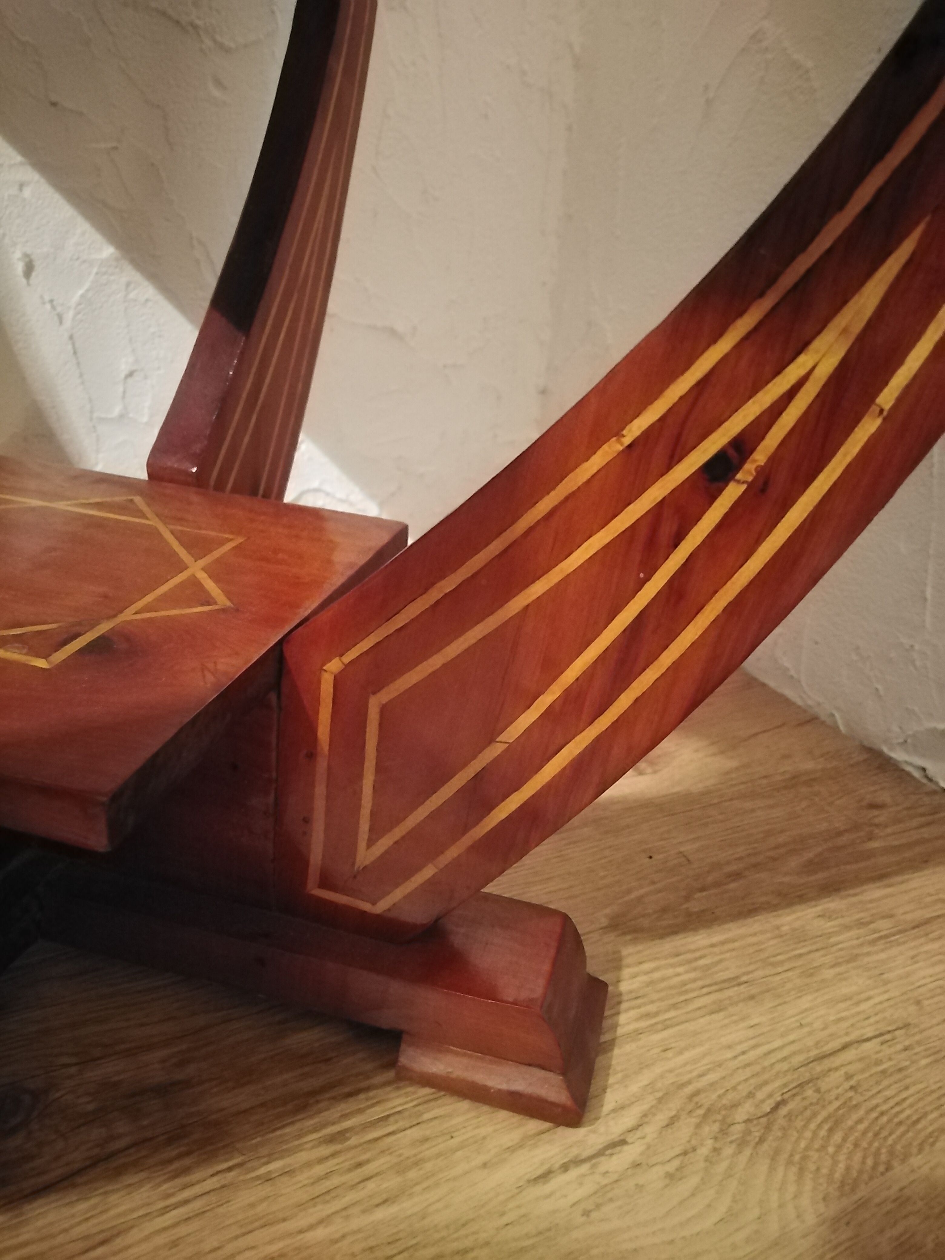 Inlaid side table