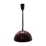 Ceiling design round metal Burgundy