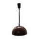 Plafonier design metal rond bordeaux