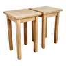 Solid oak stools