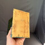 Vintage Modern Brutalist Blue Green Ceramic Vase Germany