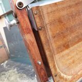 Vintage rolling folding textable table