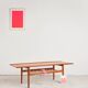 Large coffee table by Grete Jalk, Mid-Century Danish design.