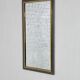 Vintage mirror in varnished metal and brass by BelgoChrome