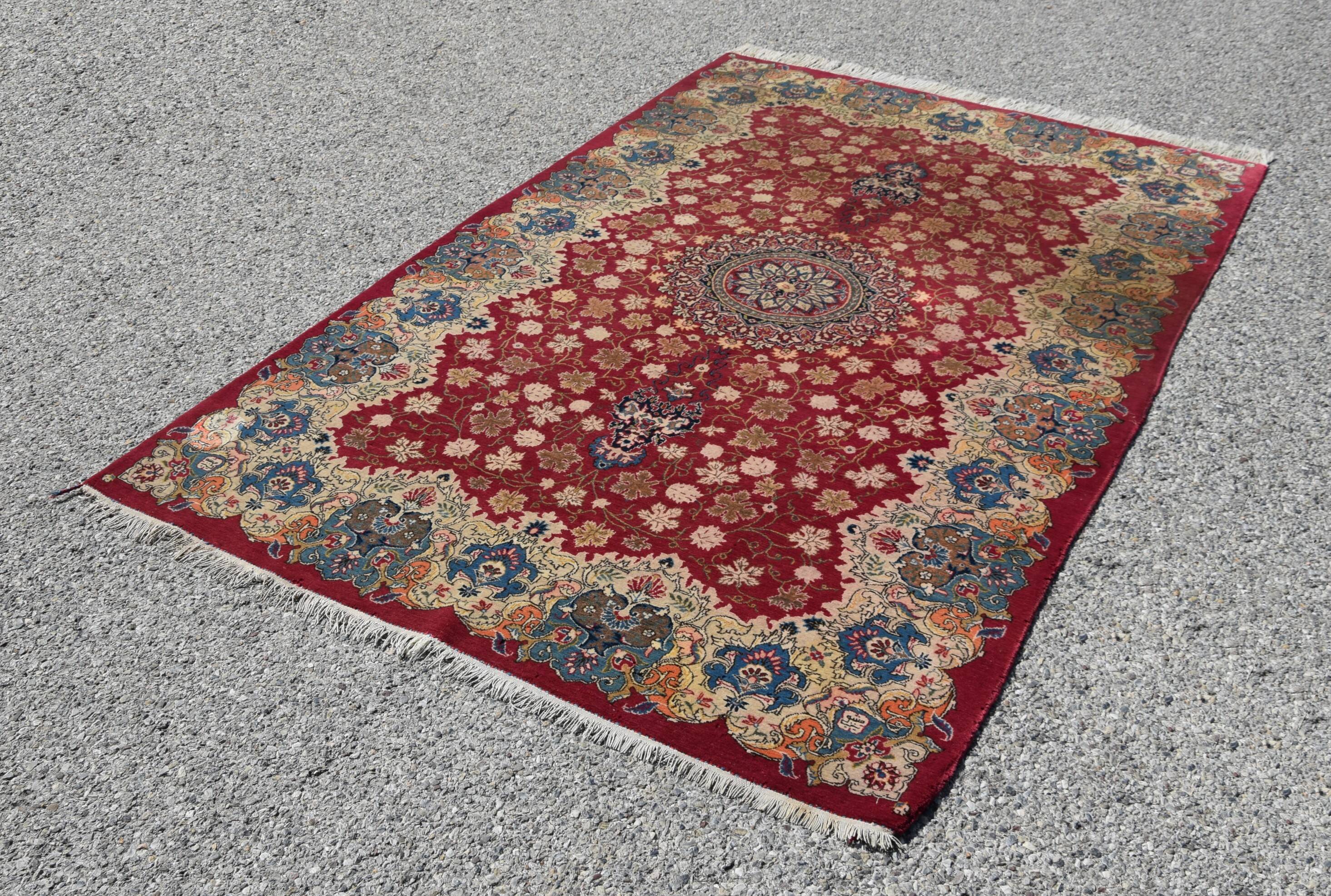 Oriental Iran Rug, Kashan Persian - 2.15 x 1.42 Meters