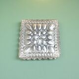 Square glass flush mount ceiling light or wall sconce