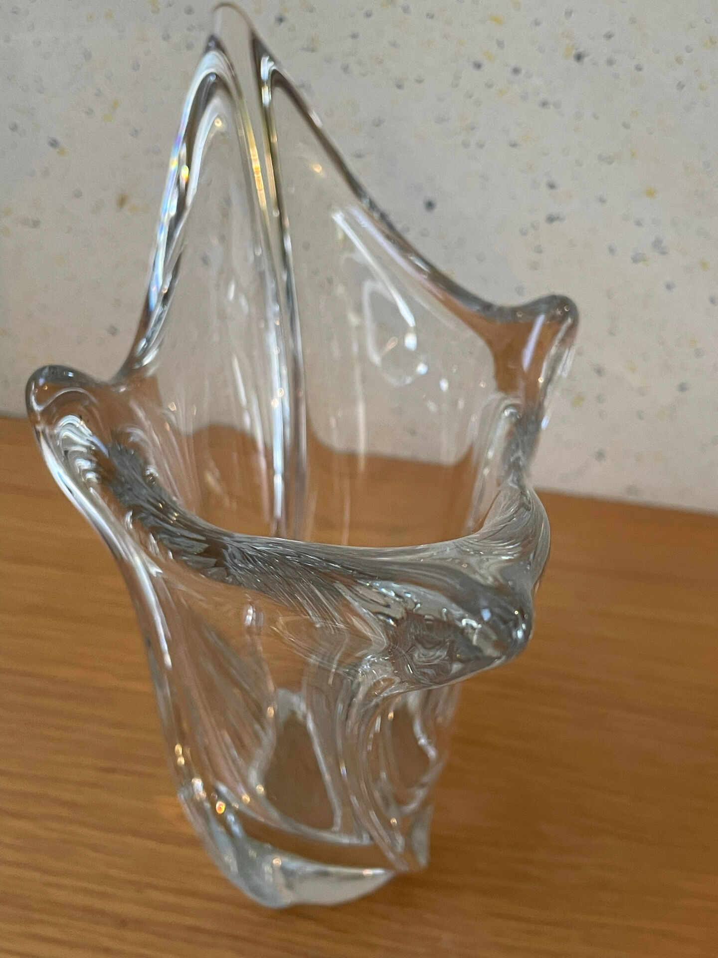 Sculptural vase Daum