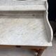 Antique pine and marble toilet furniture (renovated)