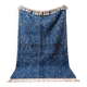 Large traditional handmade pure wool Berber rug 3/4 m