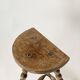 Tabouret de ferme tripode vintage