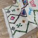 Handmade wool Berber rug 242 X 138 CM