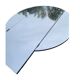 Large round triptych wall mirror, 112 cm