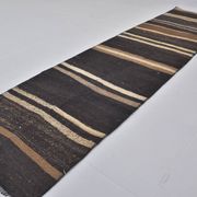 Tapis Kilim à rayures anatoliennes vintage sku3880
