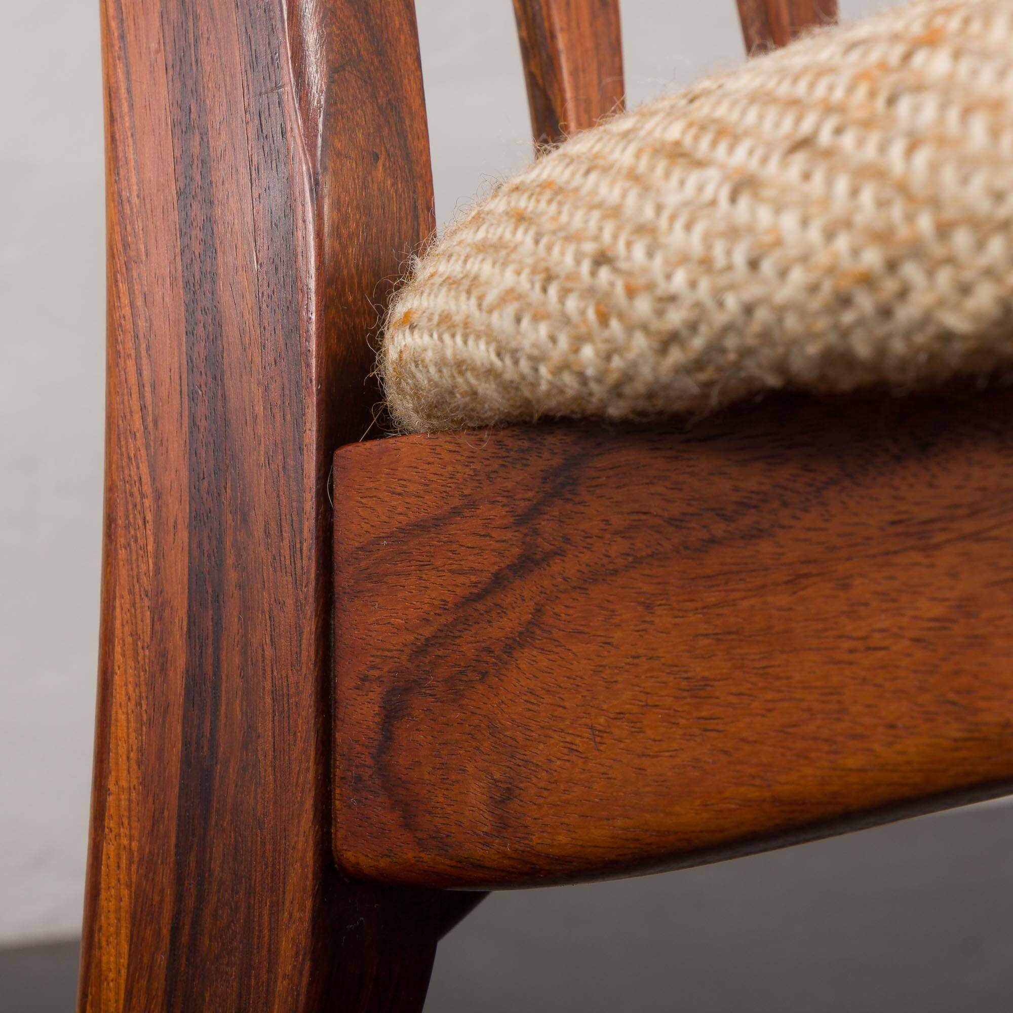 Danish Rosewood Eva Dining Chairs by Niels Koefoed for Koefoeds Hornslet