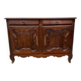 Louis XV period sideboard in solid walnut
