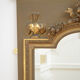 19th century trumeau mirror - 142x85cm