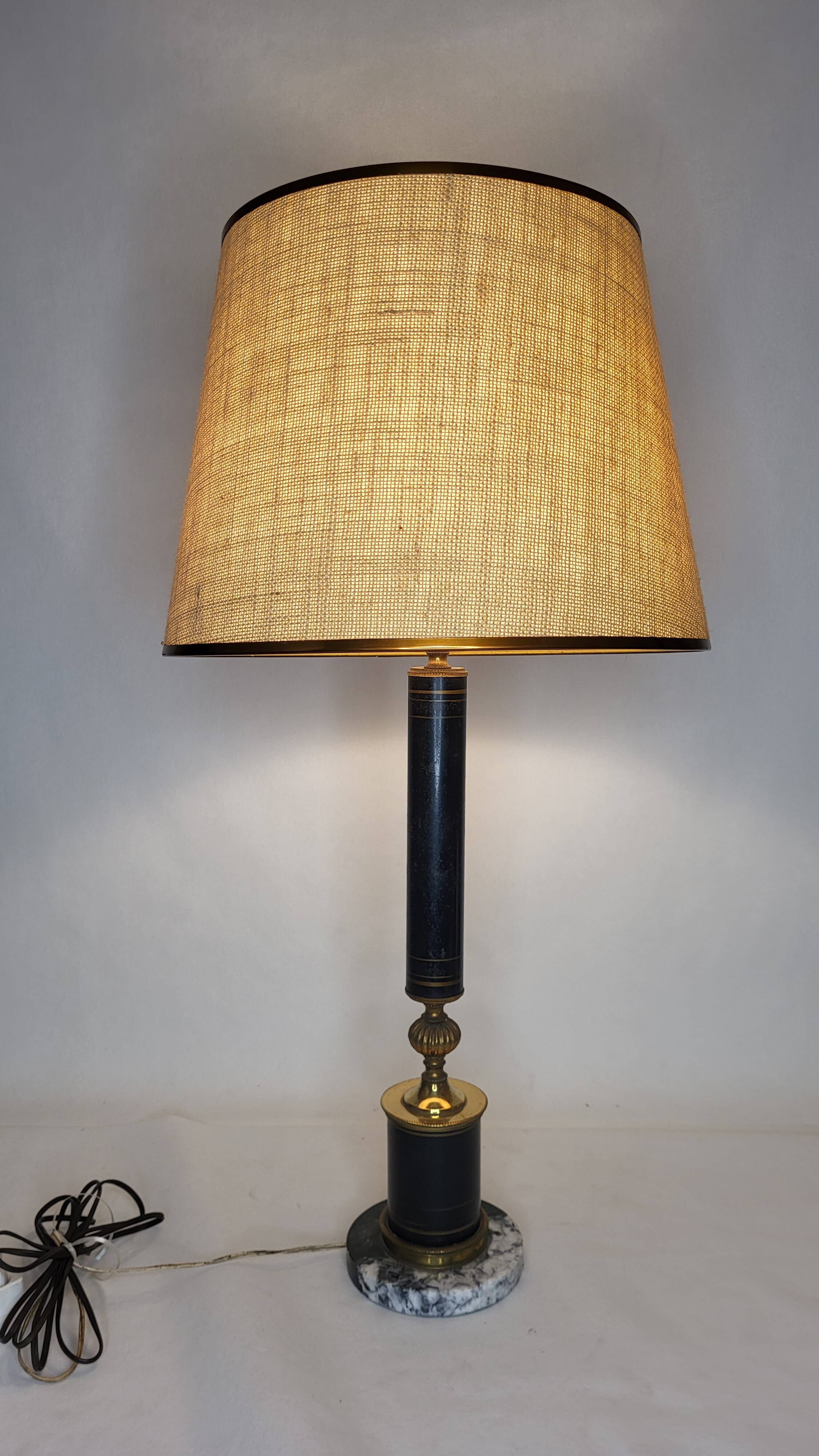 Lampe colonne de style Carcel, Empire