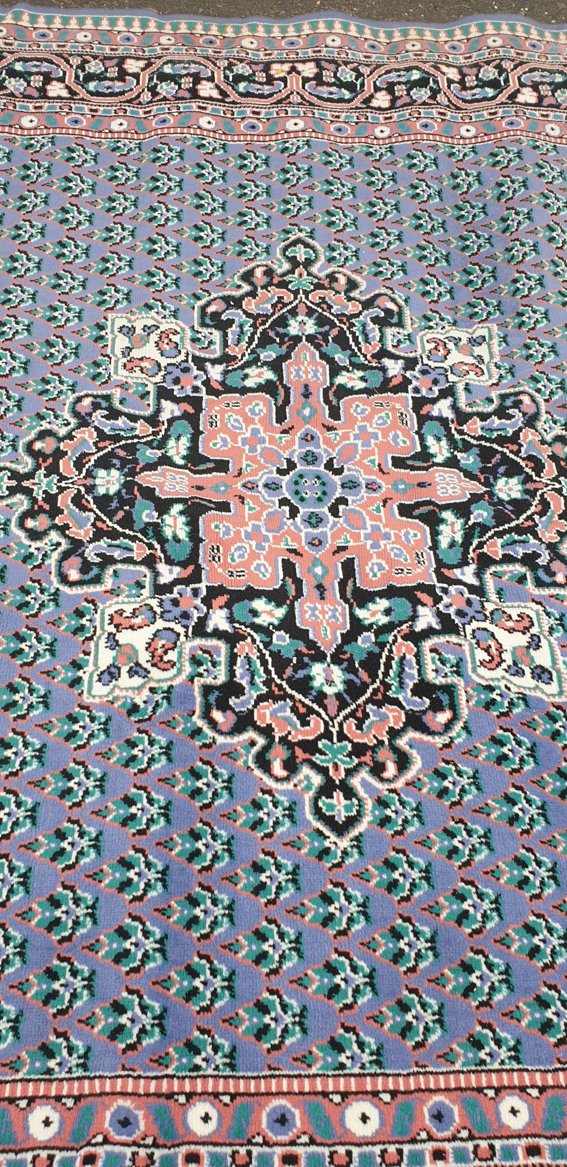 Oriental carpet wool