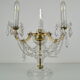 Mid-century Crystal Glass Table Lamp  by kamenicky Senov,1960's.