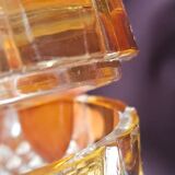 Amber and transparent crystal box Val Saint-Lambert Art Deco