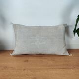 Sabra gray Moroccan Berber cushion