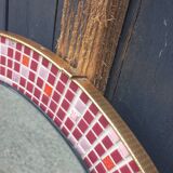 Vintage ceramic mirror from the 1960s.