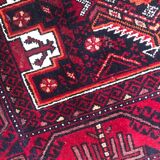 Vintage Afghan handmade rug - 100x183 cm