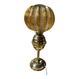 Lampe Art déco laiton