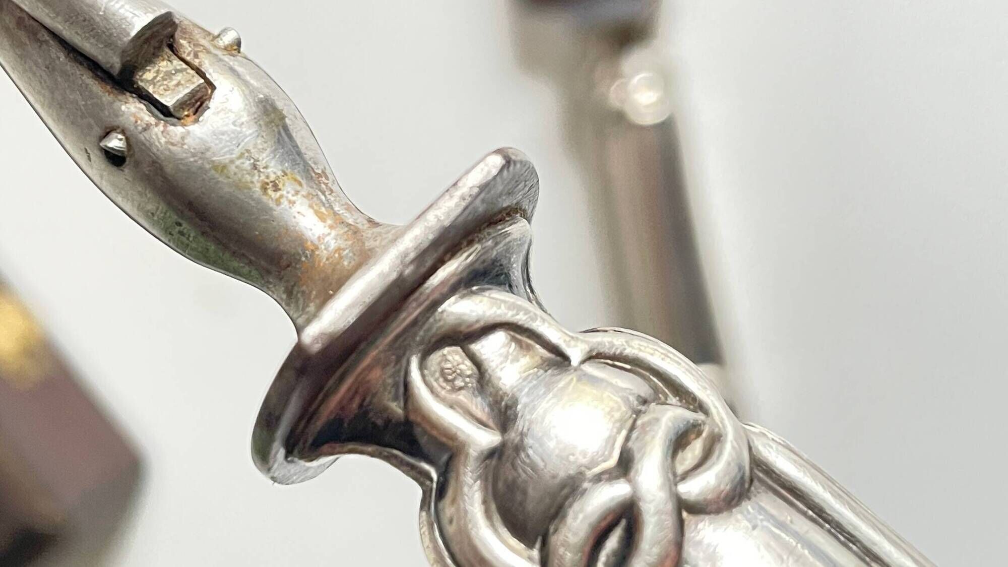 Cutlery for Meat Silver Minerva Helmeted PARIS
