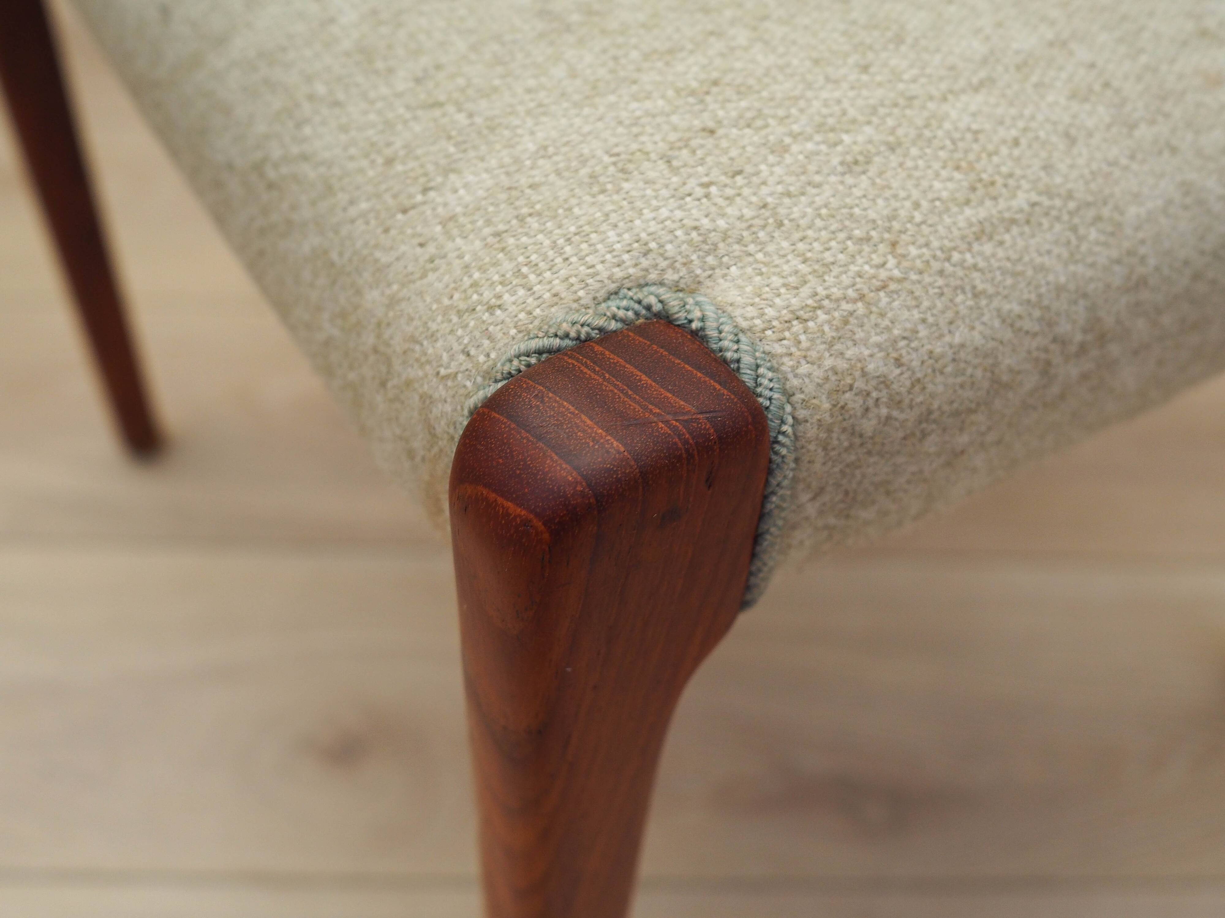 Set of four teak chairs, Danish design, 1960s, designer: Niels Otto Møller