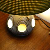 Ceramic lamp from the 60s/70s with double lighting