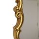 Classic Gold Crested Mirror, French Baroque Style, 74 cm