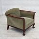 1950s, Danish armchair, furniture velour, teak wood.