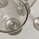 Set de 6 verres de campagne 19e rouleau à pied