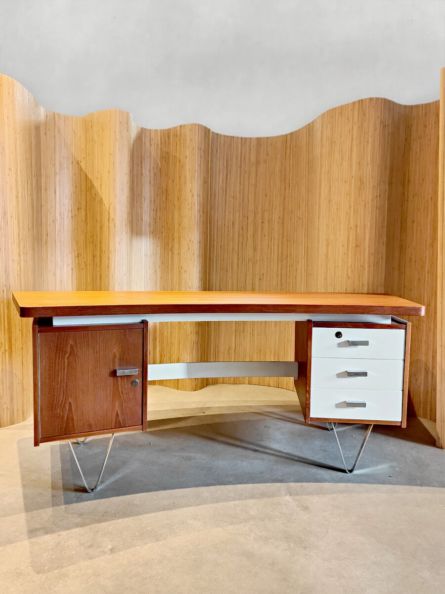 Bureau d’écriture de design néerlandais vintage 'Boomerang'
