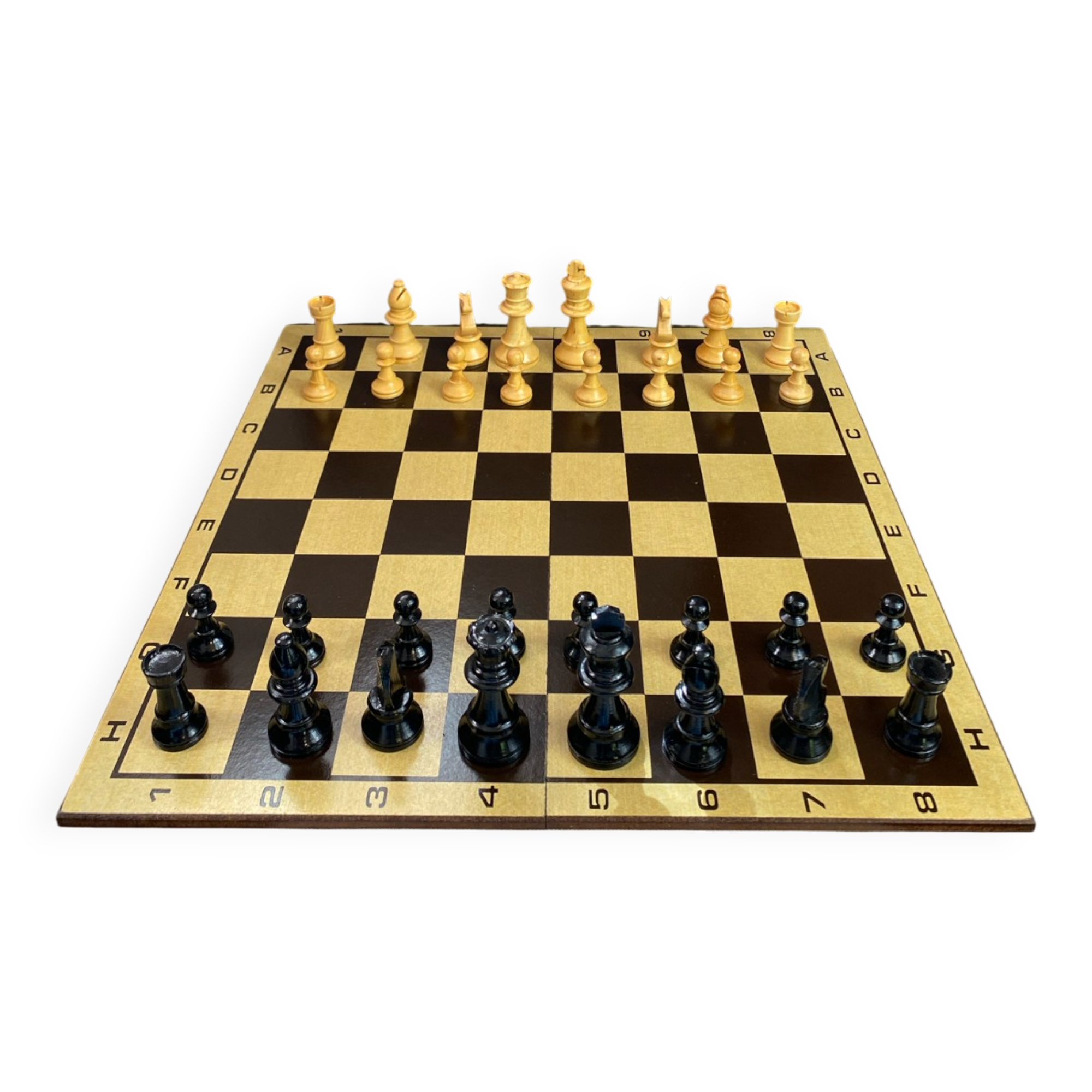 Wooden chess set, Rachez Paris