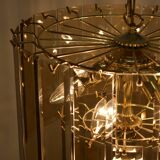 Chandelier vintage pampilles 7 lamps