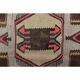 Vintage Turkish Oushak handmade wool cotton brown runner rug 168x395