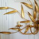 Bamboo leaves wall light
