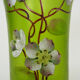 Art nouveau vase enamelled floral decoration, 27.5 cm - 10.82"