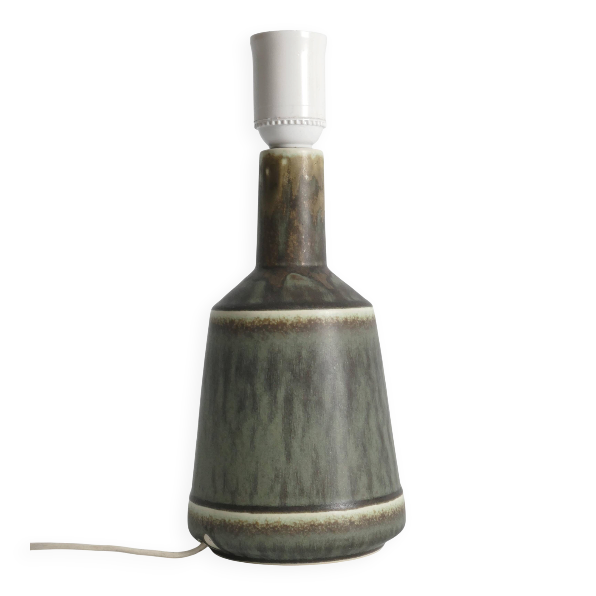Scandinavian Modern Stoneware Table Lamp, Desiree Stentøj, 1960s