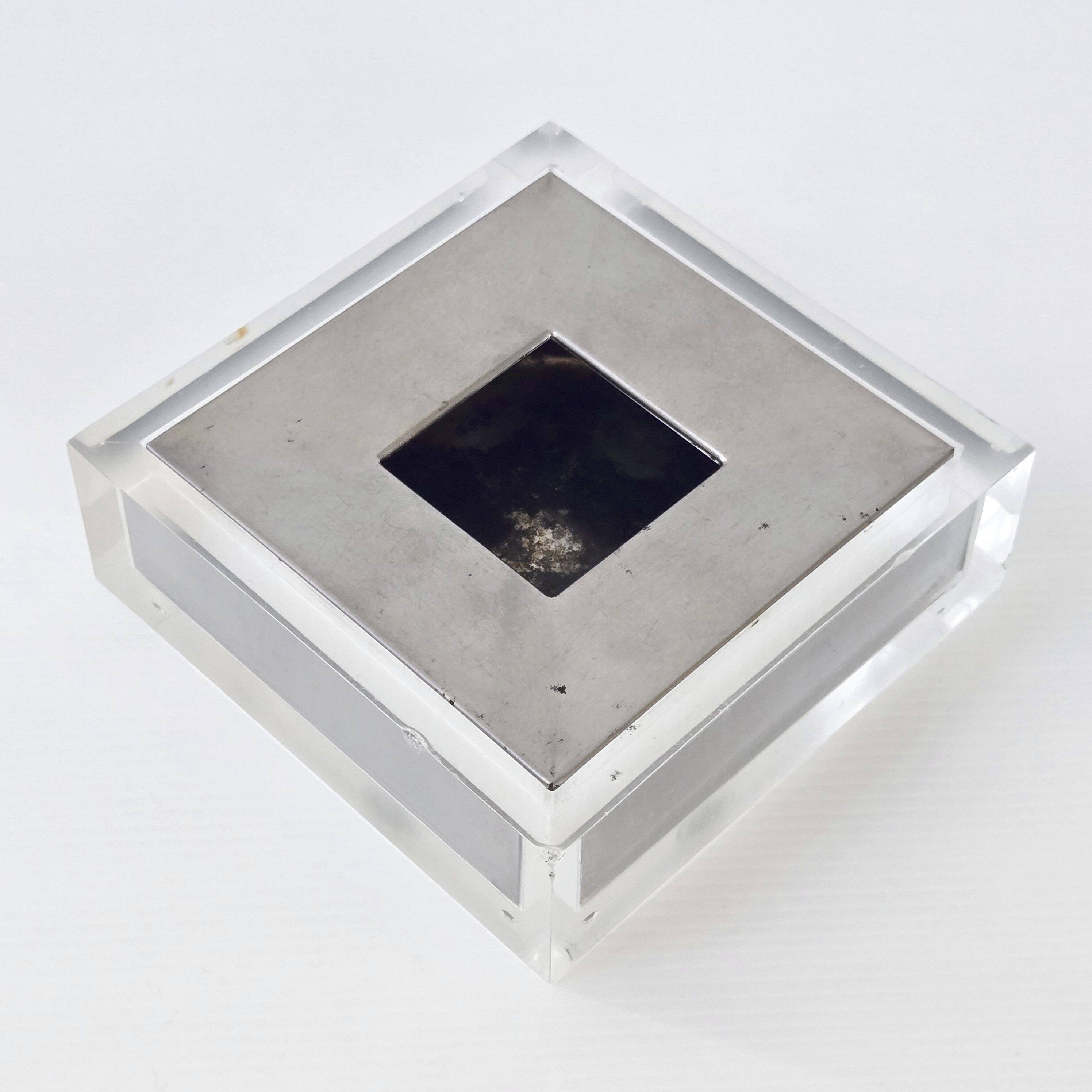 Vintage Guzzini ashtray by Fabio Manlio Ciocca, 1970s