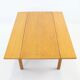 Modular vintage Scandinavian dining table in oak, 1970s.