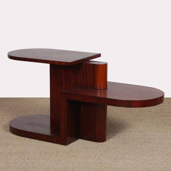 1930s Modernist Mahogany Coffee Table