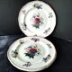 3 Pyroblan Sarreguemines porcelain dinner plates Agreste model