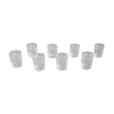 8 verres gravés