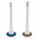 Set of 2 rare Kostka totem table lamps / epoxy / France 1980s