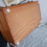 Small wooden sewing box worker